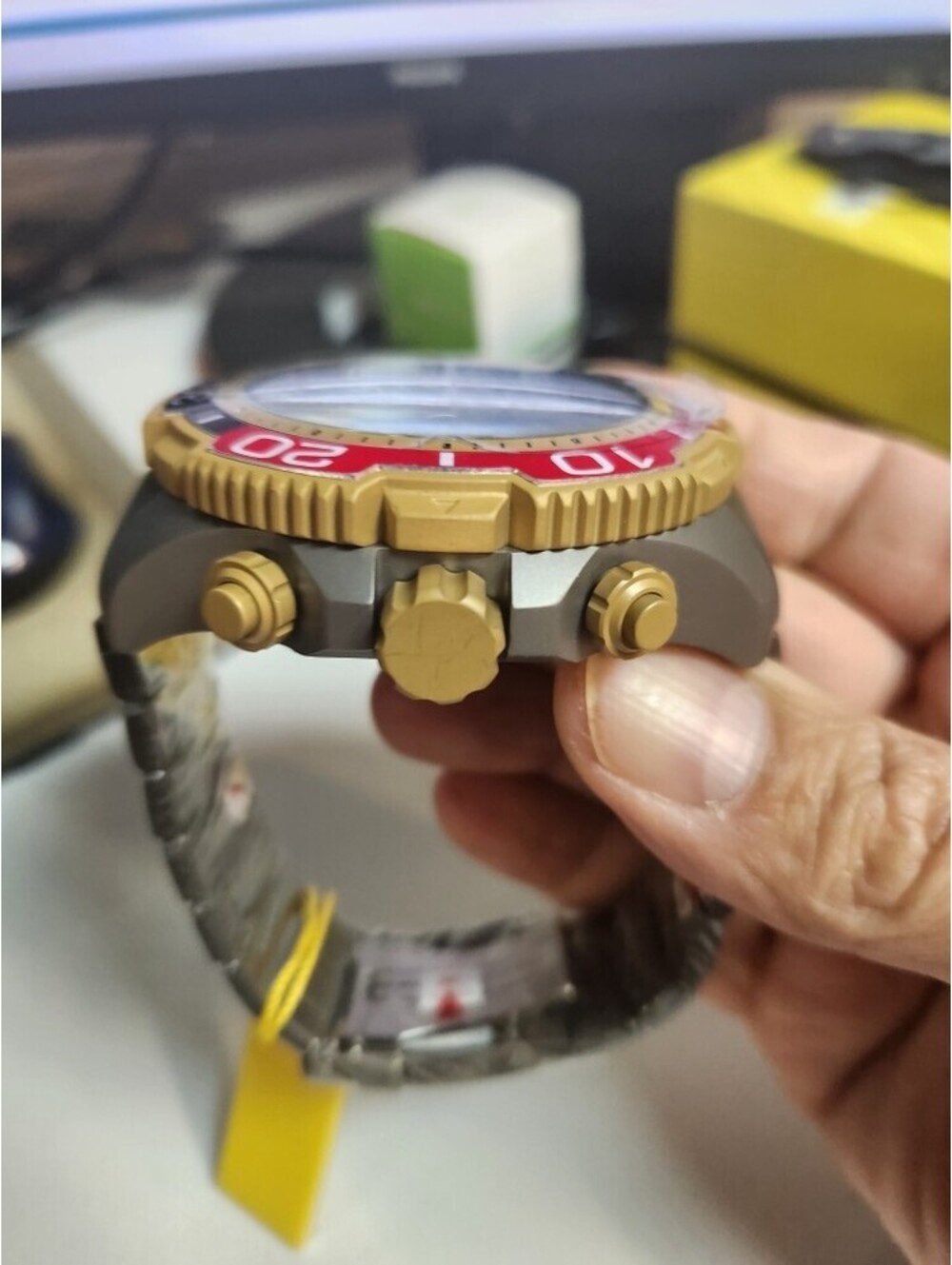 Invicta TI-22 Kaiju Men's Watch - 65mm, Titanium (49488) - Picture 4 of 6